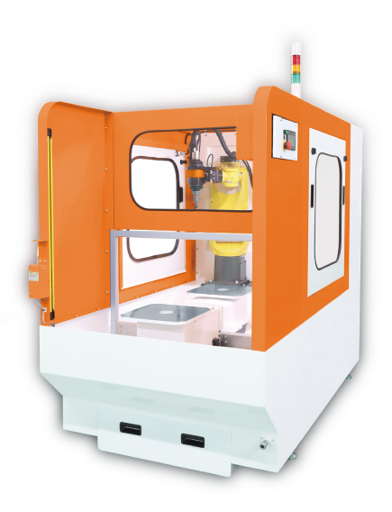 小型バリ取りロボットセル FDM-001